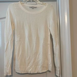 Loft thin cream sweater size XS